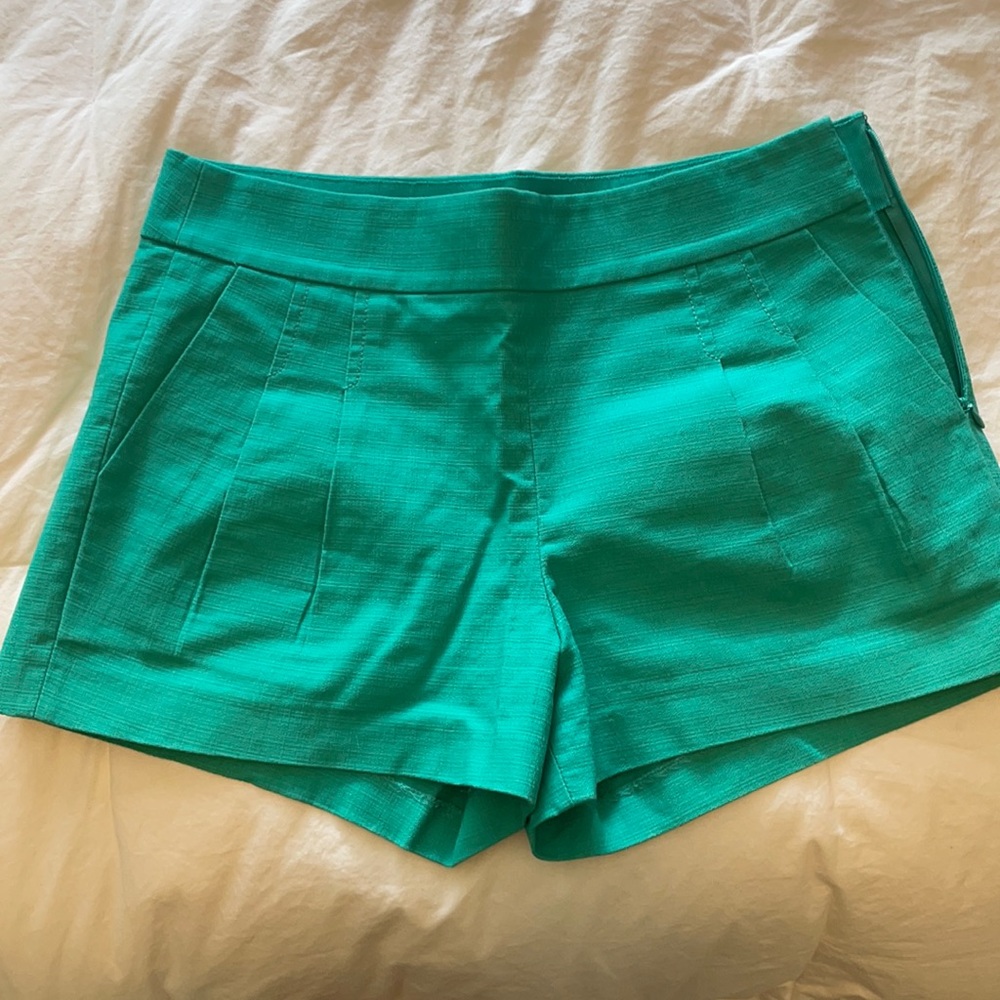 turquoise shorts from J Crew